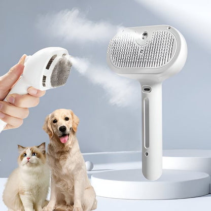 Brosse à vapeur pour chiens et chats